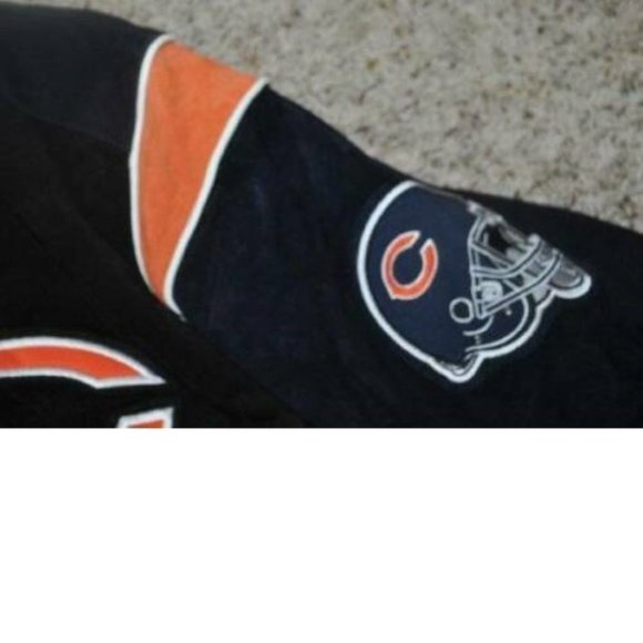 Mens Chicago Bears Varsity Jacket Small G-III NFL Fielders Football Leather - Picture 4 of 7